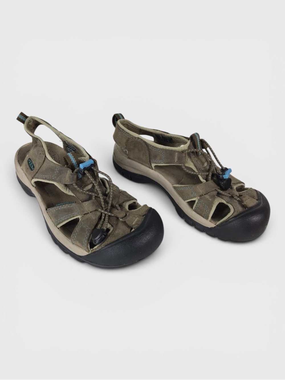 508 Keen Women's Brown Outdoor Sandals with Reinforced Toe